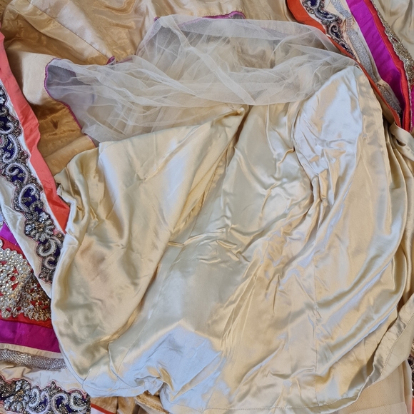 Lengha - long skirt south asian adjustible waist with dupatta - Picture 6 of 17